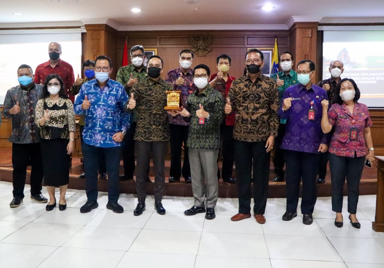 podiumnews.com-Sekda Badung Terima Kunjungan Kerja BKSAP DPR Bahas SDGs